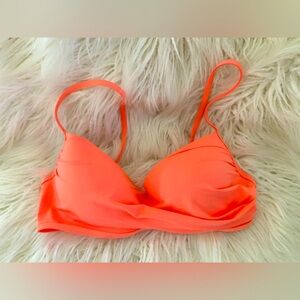 Chic Coral Bikini Top